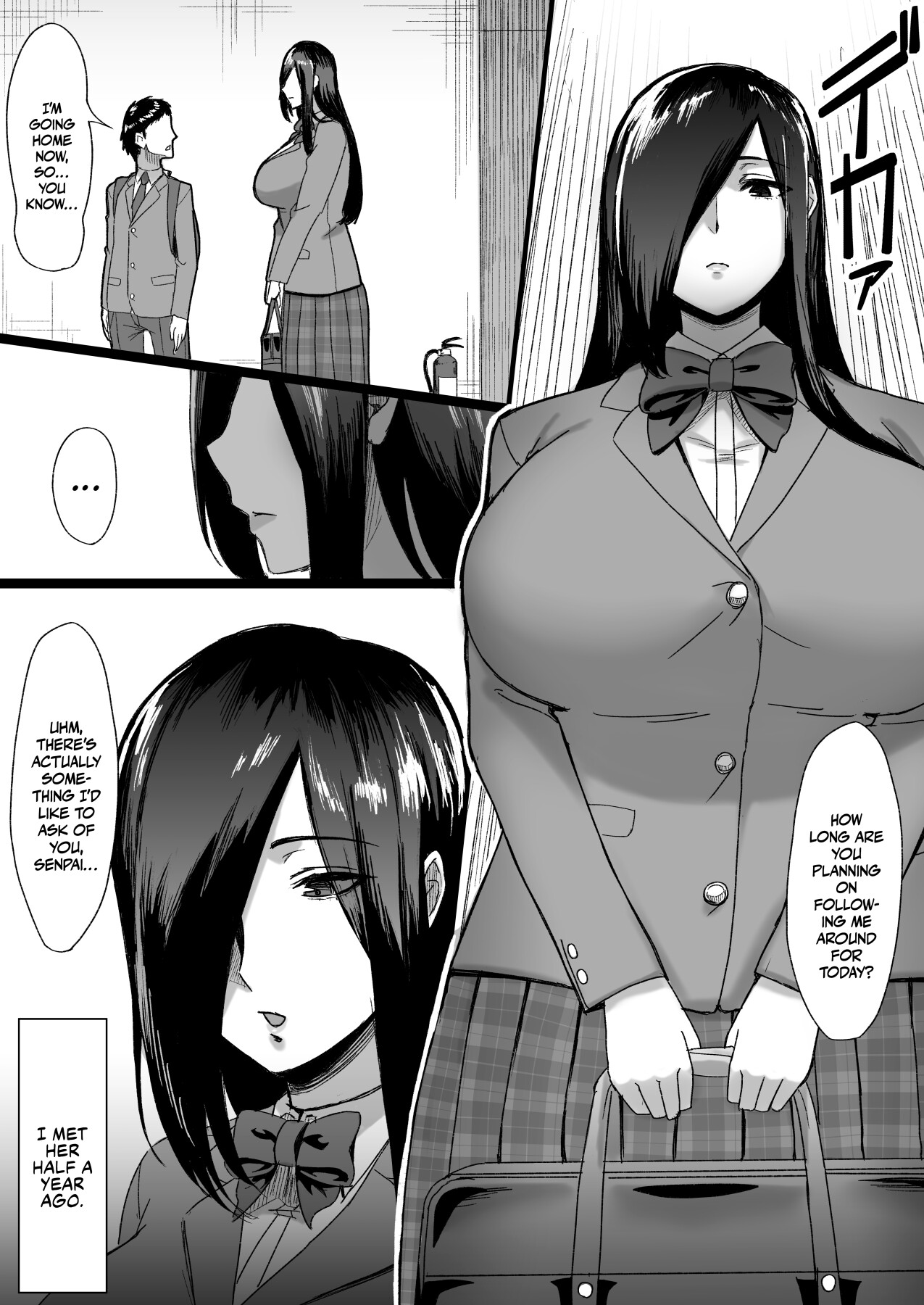 Hentai Manga Comic-Pressed For Sex By My Tall Aloof Kouhai-Read-3